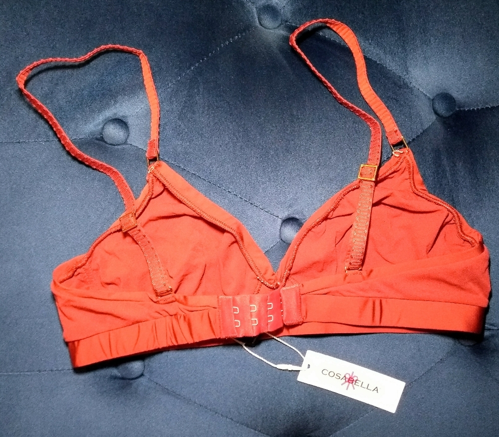 NWT Made in Italy Verona Mesh Triangle Bralette